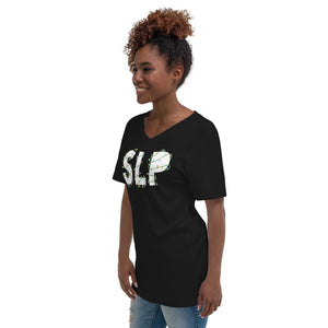 SLP Lights Unisex Short Sleeve V-Neck T-Shirt